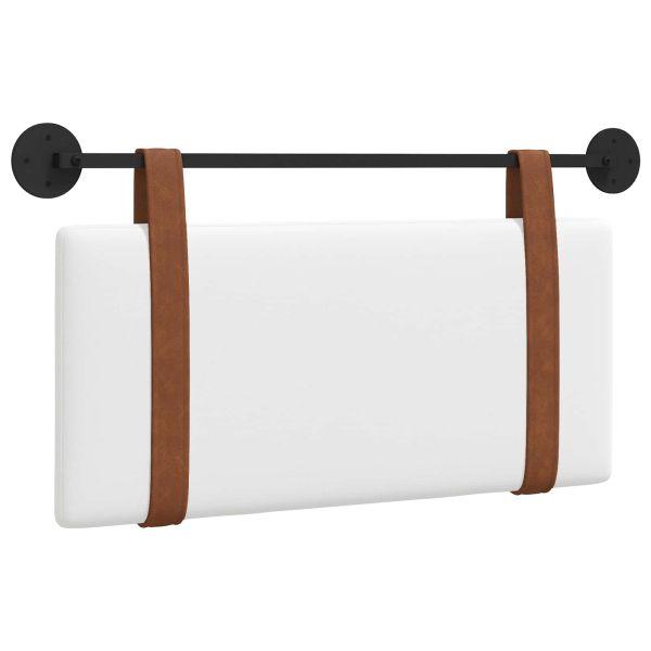 Висяща табла Монтиране на стена Бял 90 x 55 x 5 см Антично PU