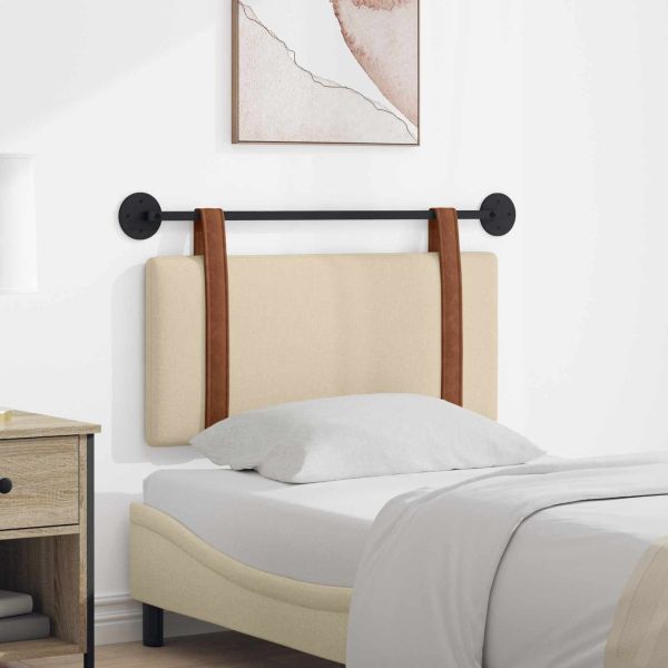 Висяща табла Монтиране на стена Крем 100 x 55 x 5 см Антично PU