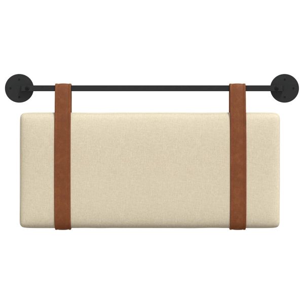 Висяща табла Монтиране на стена Крем 100 x 55 x 5 см Антично PU