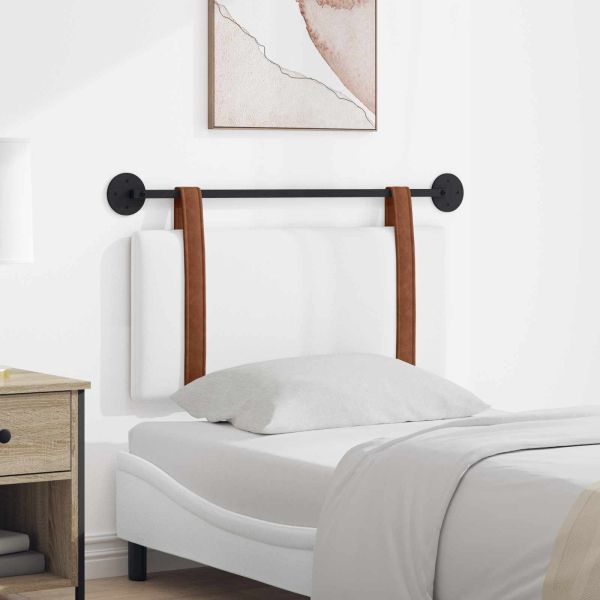 Висяща табла Монтиране на стена Бял 100 x 55 x 5 см Антично PU