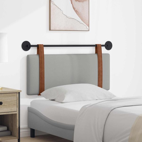 Висяща табла Едноцветен Облачно сиво 110 x 55 x 5 см Антично PU