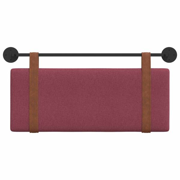 Висяща табла Едноцветен Виненочервен 110 x 55 x 5 см Антично PU