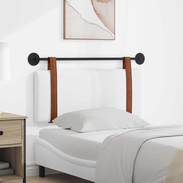 Висяща табла Монтиране на стена Бял 110 x 55 x 5 см Антично PU