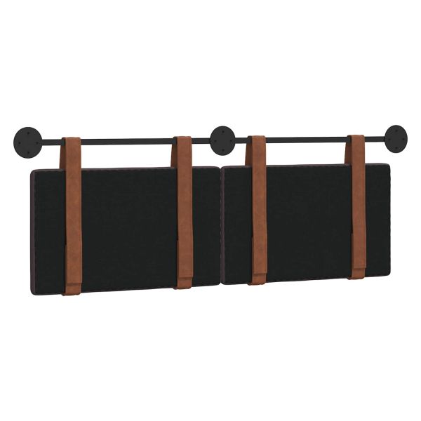 Висяща табла Едноцветен Тъмен кафяв 130 x 55 x 5 см Антично PU