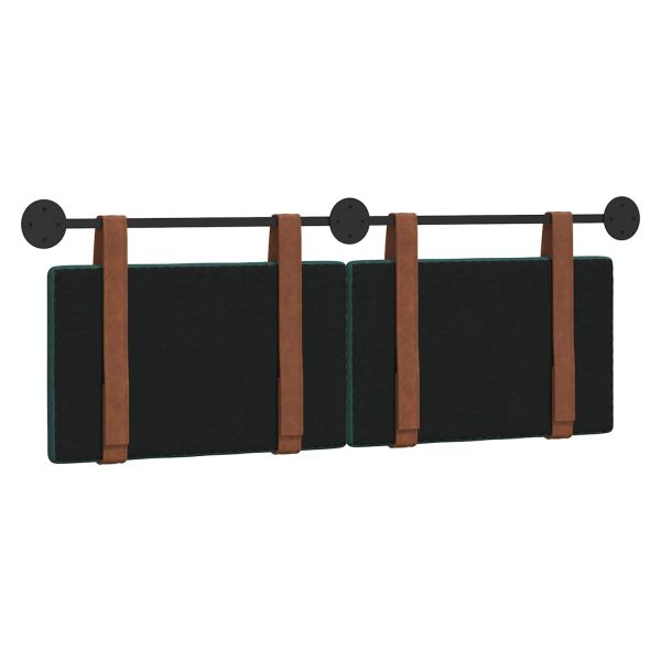 Висяща табла Едноцветен Тъмен зелен 130 x 55 x 5 см Антично PU