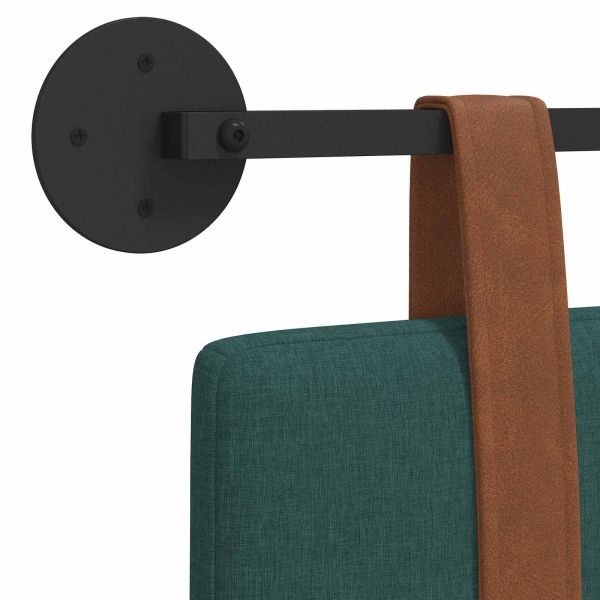 Висяща табла Едноцветен Тъмен зелен 130 x 55 x 5 см Антично PU