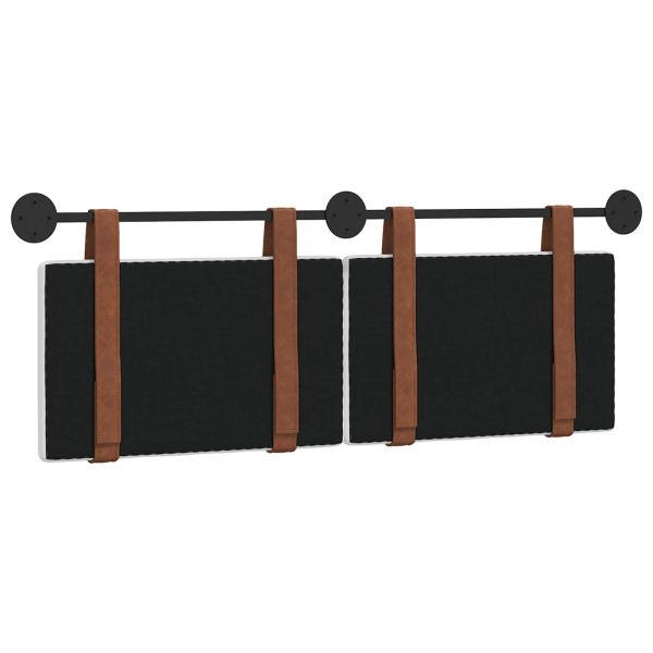 Висяща табла Монтиране на стена Бял 130 x 55 x 5 см Антично PU