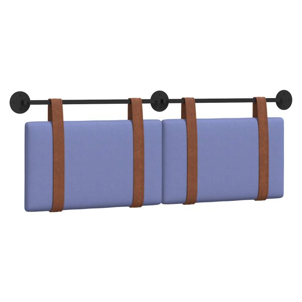 Висяща табла Едноцветен Дънково син 130 x 55 x 5 см Антично PU