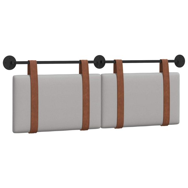 Висяща табла Едноцветен Облачно сиво 150 x 55 x 5 см Антично PU