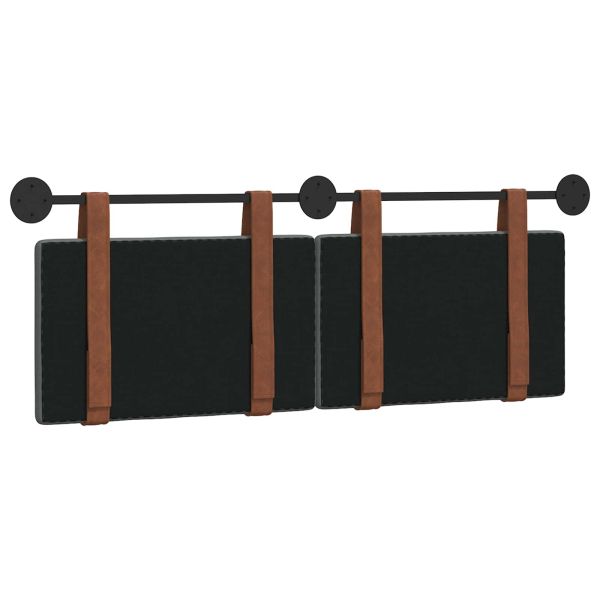 Висяща табла Едноцветен Тъмен сив 150 x 55 x 5 см Антично PU