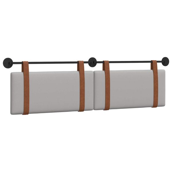 Висяща табла Едноцветен Облачно сиво 190 x 55 x 5 см Антично PU