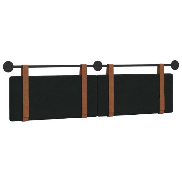 Висяща табла Едноцветен Черен 190 x 55 x 5 см Антично PU