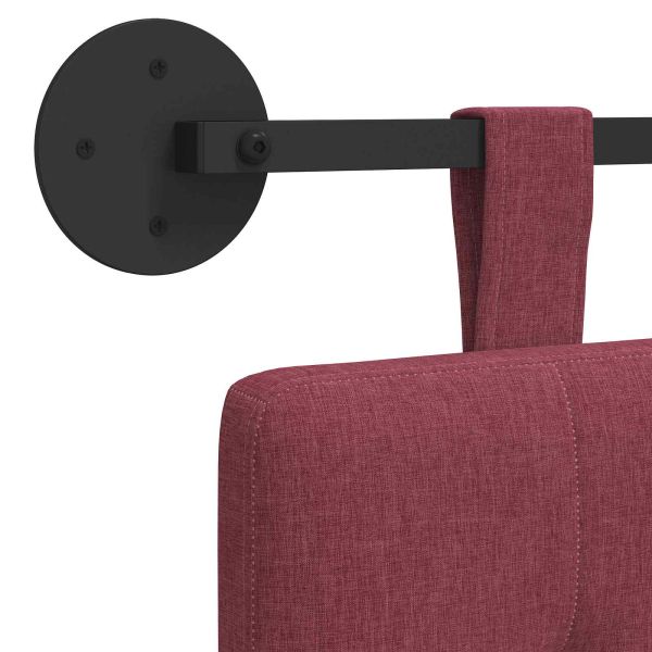 Висяща табла Виненочервен 130 x 55 x 5 см текстил