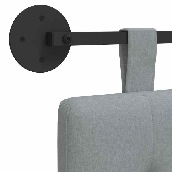 Висяща табла Светлосиво 150 x 55 x 5 см текстил