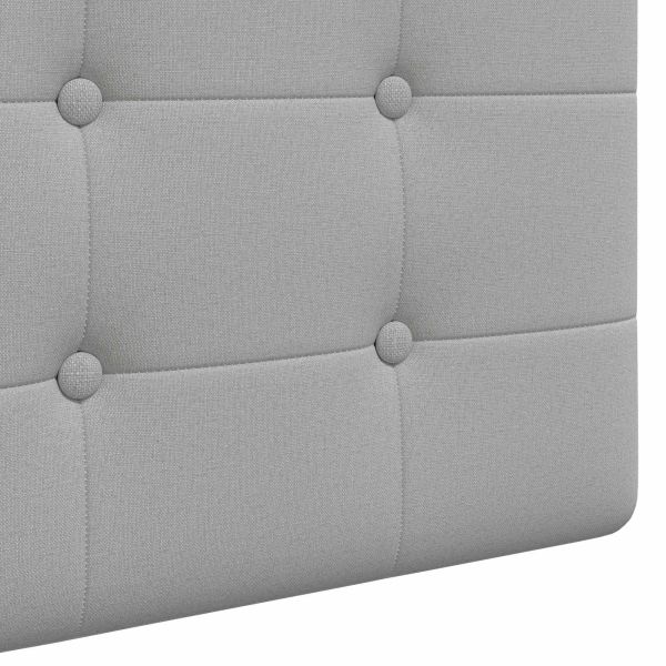 Висяща табла Облачно сиво 190 x 55 x 5 см текстил