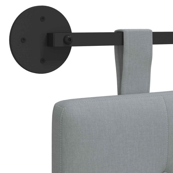 Висяща табла Светлосиво 190 x 55 x 5 см текстил