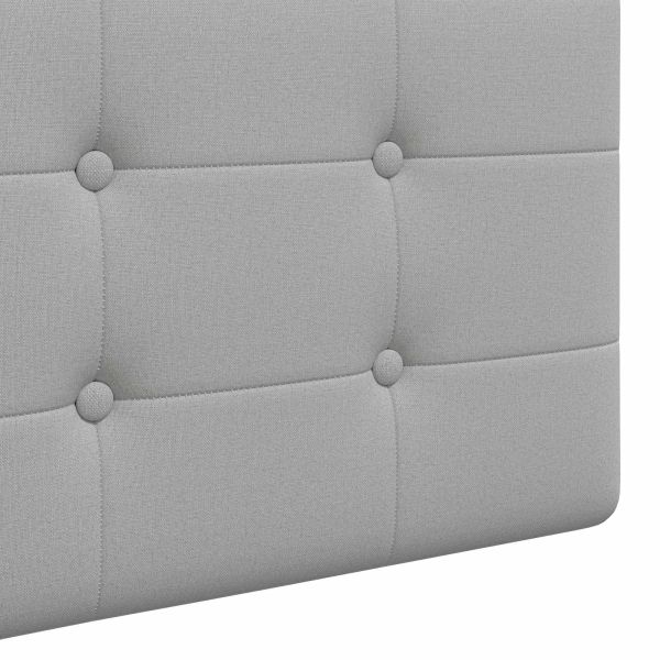 Висяща табла Облачно сиво 210 x 55 x 5 см текстил