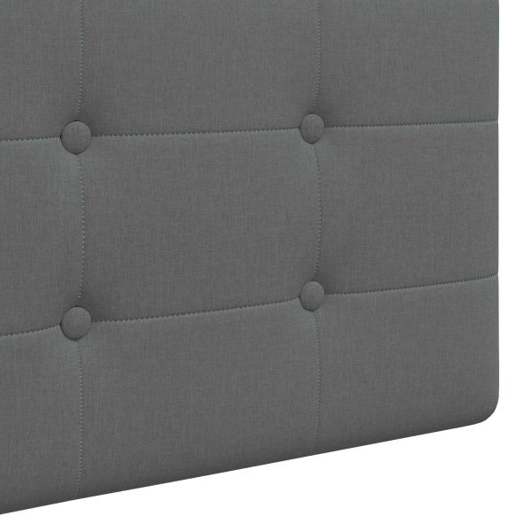 Висяща табла Тъмен сив 210 x 55 x 5 см текстил