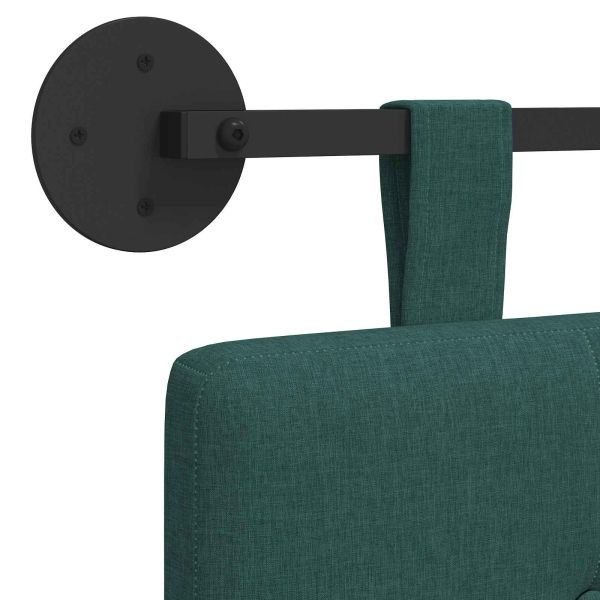 Висяща табла Тъмен зелен 210 x 55 x 5 см текстил