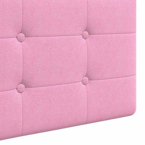 Висяща табла Монтиране на стена Розово 210 x 55 x 5 см текстил