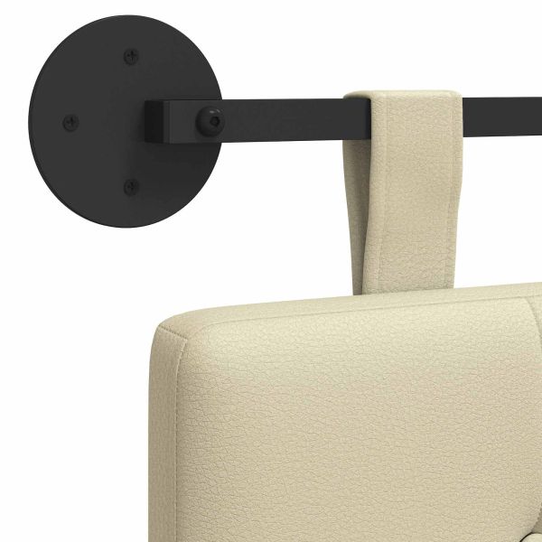 Висяща табла Монтиране на стена Крем 210 x 55 x 5 см Изкуствена