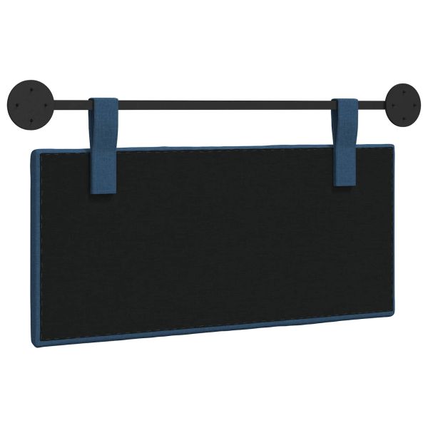 Висяща табла Монтиране на стена Синьо 90 x 55 x 5 см текстил