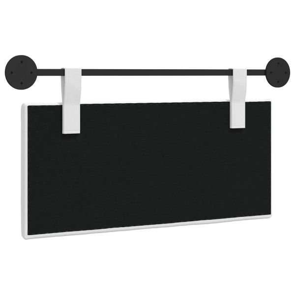 Висяща табла Монтиране на стена Бял 90 x 55 x 5 см текстил