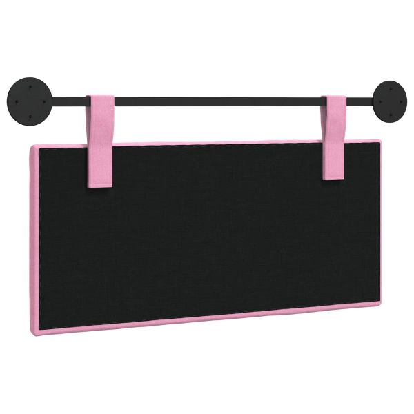 Висяща табла Монтиране на стена Розово 90 x 55 x 5 см текстил