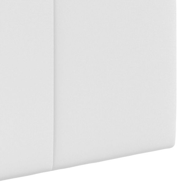 Висяща табла Монтиране на стена Бял 100 x 55 x 5 см текстил