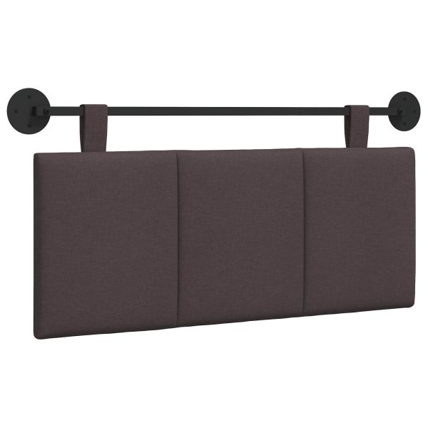 Висяща табла На райета Тъмен кафяв 110 x 55 x 5 см текстил