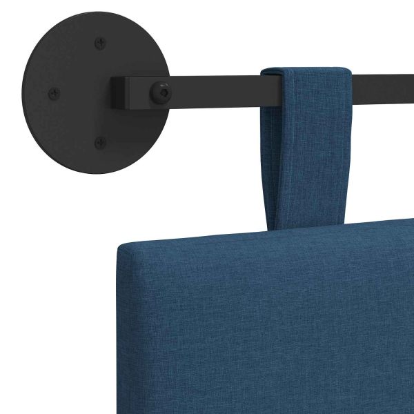 Висяща табла Монтиране на стена Синьо 110 x 55 x 5 см текстил