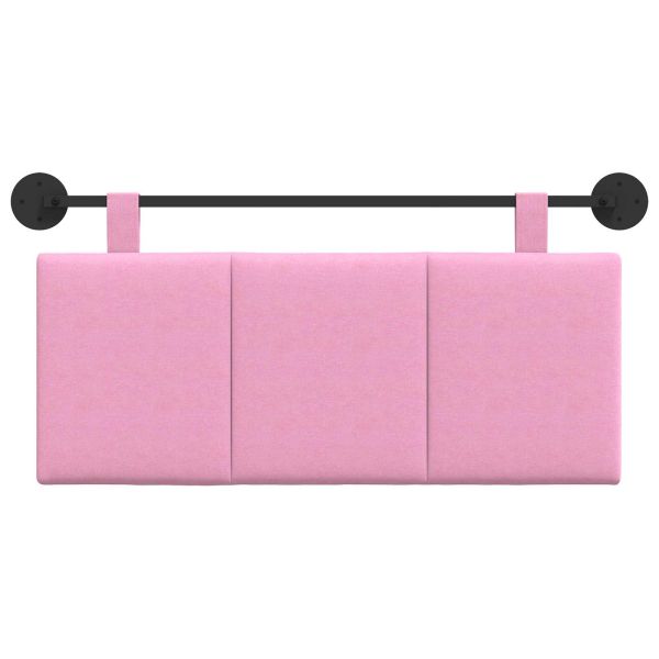Висяща табла Монтиране на стена Розово 110 x 55 x 5 см текстил