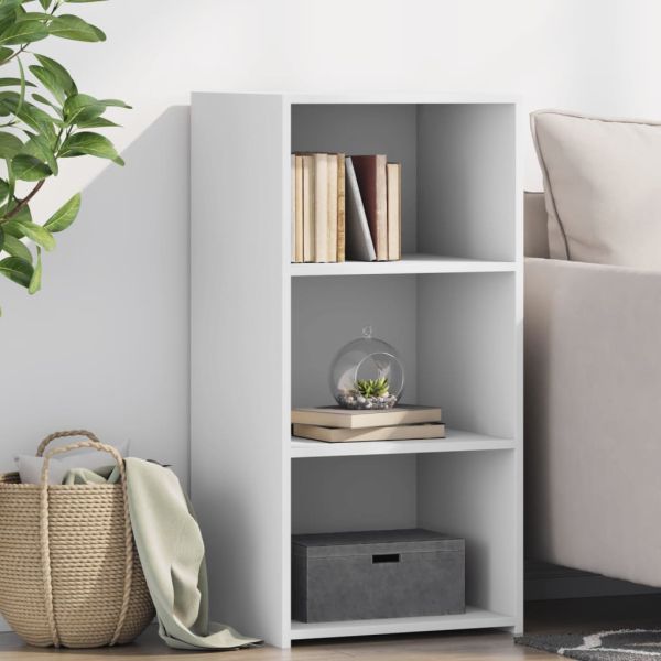 Бюфет, бял, 45x41x93 см, инженерно дърво