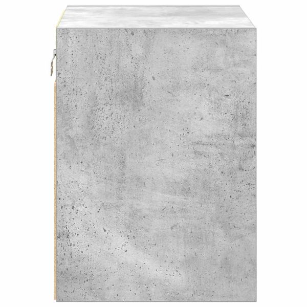 Гаражен стенен шкаф Бетон Сив Инженерна дървесина