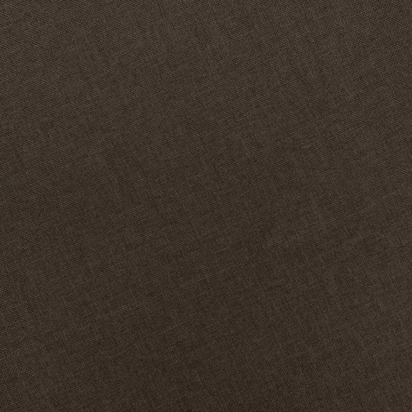 Фотьойл с табуретка за крака, кафяв, текстил