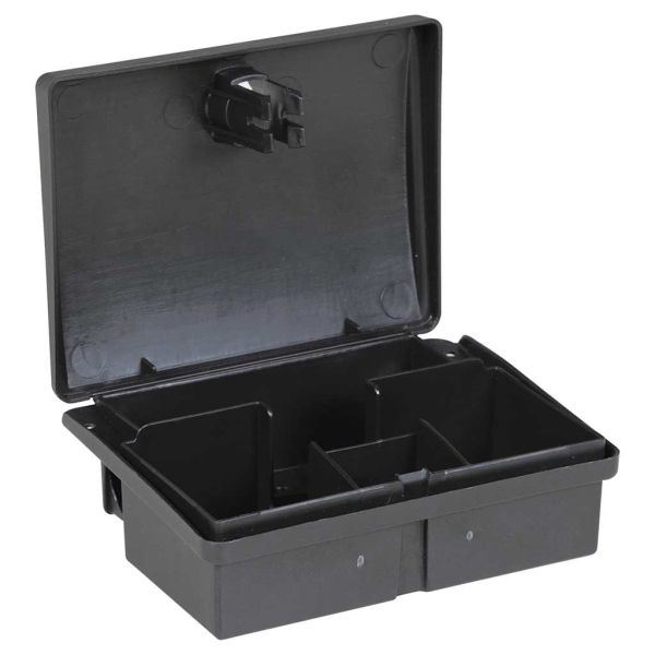 капани за мишки 10 бр. черни 13x10x4 cm