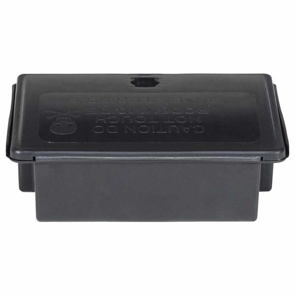 капани за мишки 10 бр. черни 13x10x4 cm