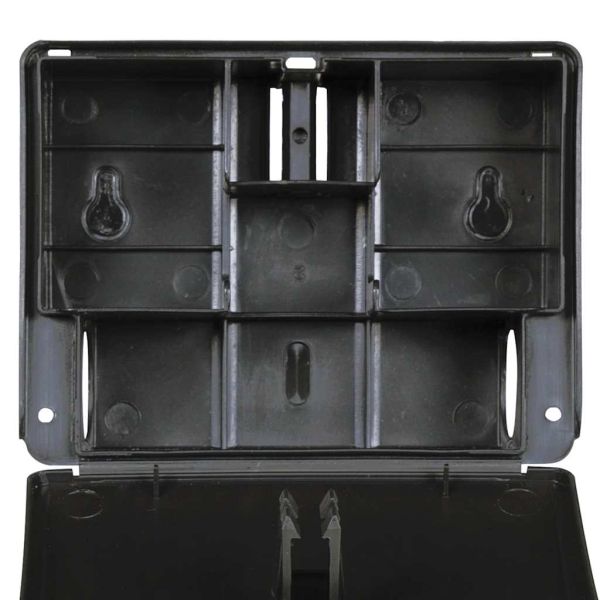 капани за мишки 10 бр. черни 13x10x4 cm