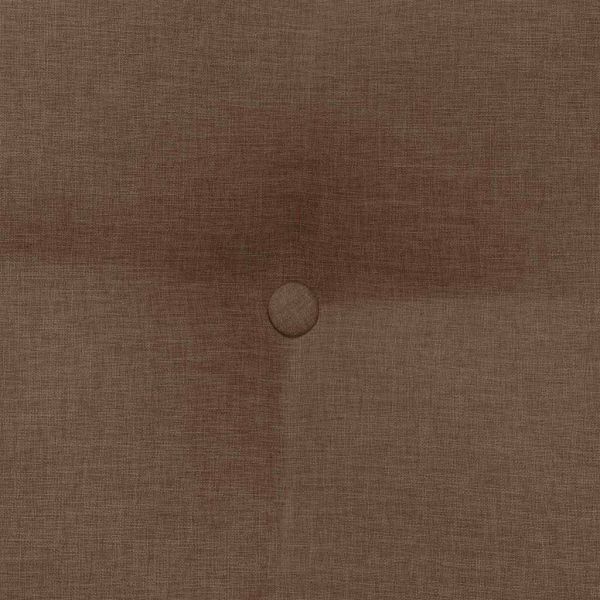 Възглавница за гръб Кафяво 80 x 24 x 50 см текстил