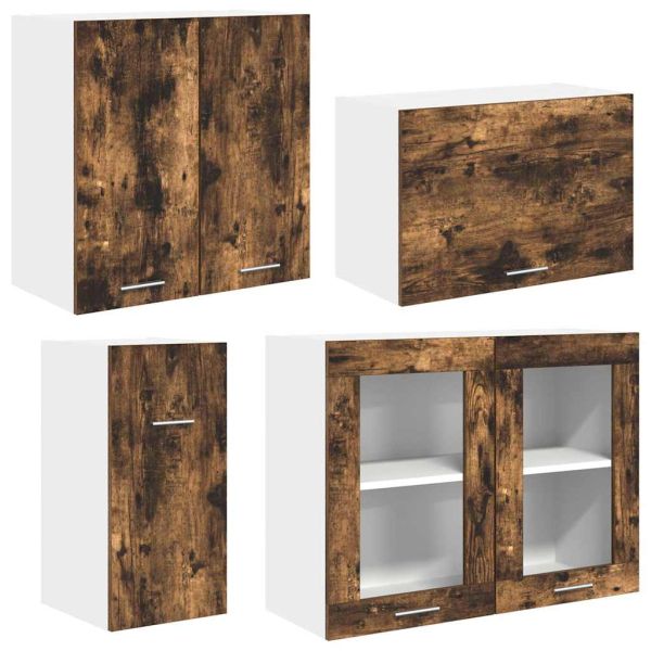 Комплект кухненски шкафове с чекмедже Lyon 8 pcs Опушен дъб