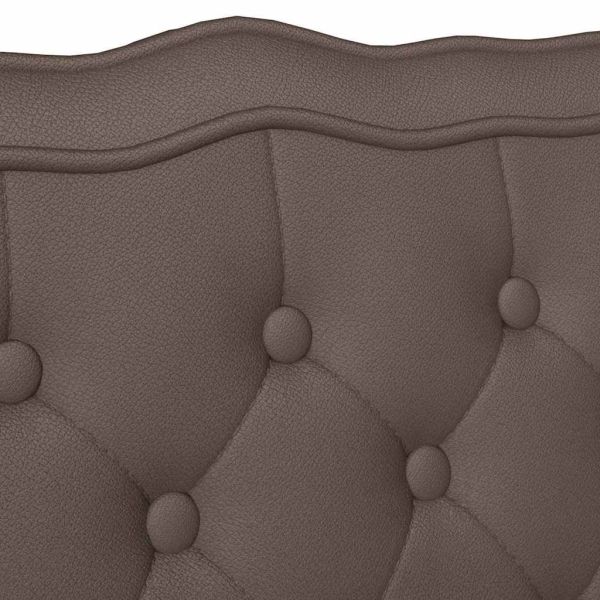 Пейка Честърфилд Кафяво 119,5 x 64,5 x 75 см Изкуствена