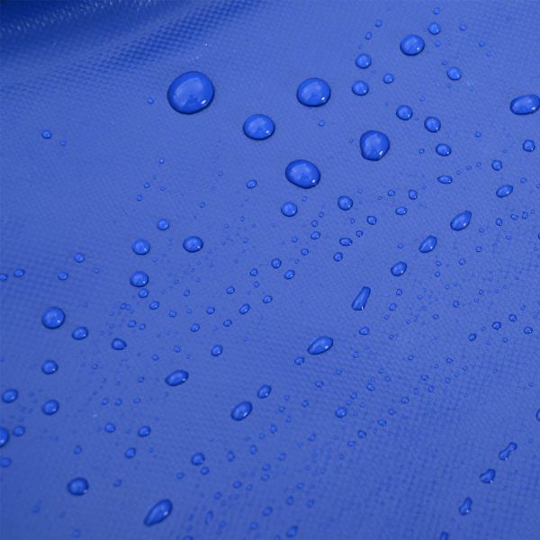 Пазарски тролей Синьо 47 x 39 x 100,5 см Оксфордска тъкан