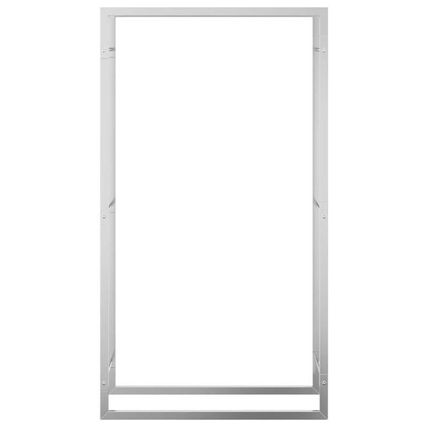 Стойка за дърва за огрев, 80x28x154 см, неръждаема стомана