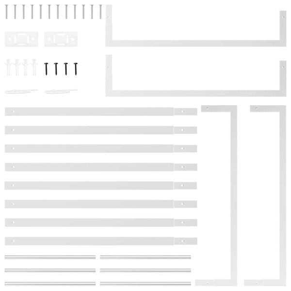 Стойка за дърва за огрев, 80x28x154 см, неръждаема стомана