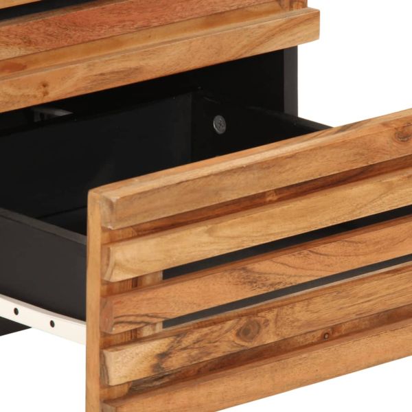 Нощно шкафче 40x34x46 см масивна акация