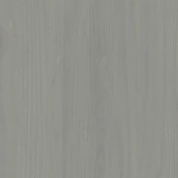 Пейка за обувки VIGO, сива, 106x35x45 см, бор масив