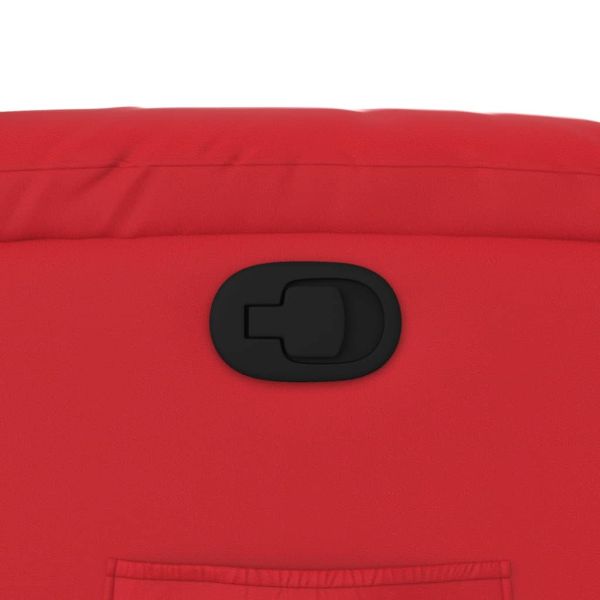 Наклоняем стол, червен, изкуствена кожа