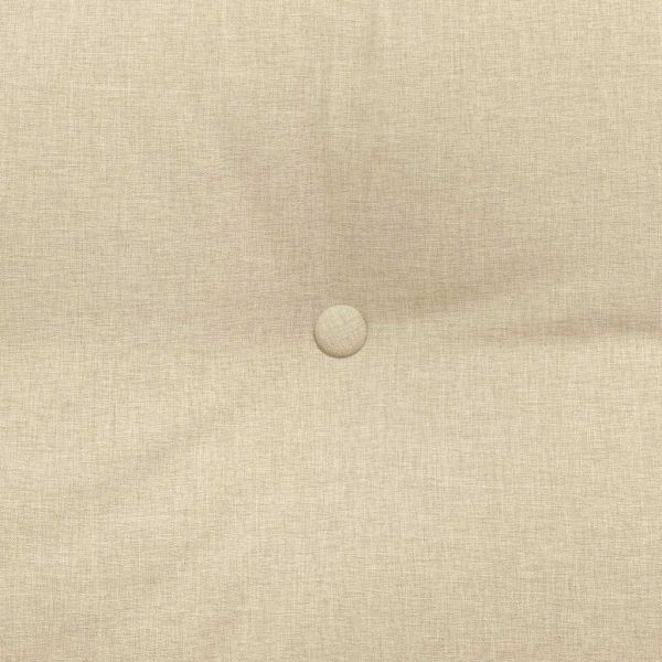 Възглавница за гръб Крем 180 x 24 x 50 см текстил