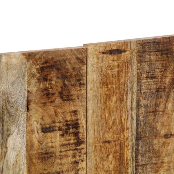 Табла за глава 120 cm Масивна груба дървесина Манго