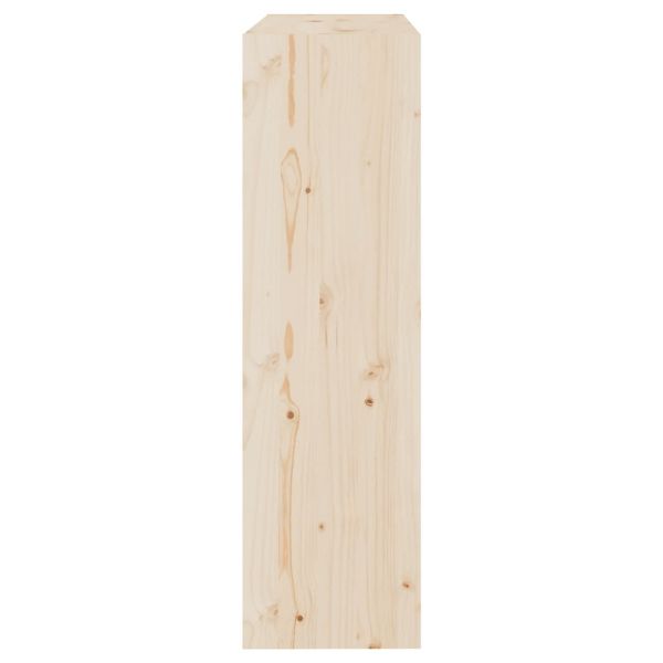 Библиотека/разделител за стая, 80x30x103,5 см, бор масив